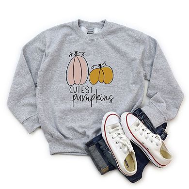 Cutest Pumpkins Youth Graphic Sweatshirt