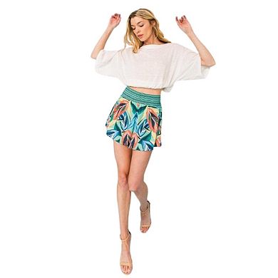 Fashnzfab Woven High Rise Shorts