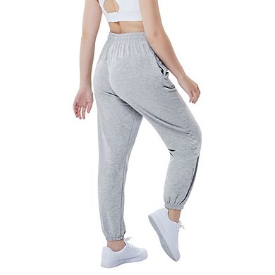 Womens Casual Baggy Sweatpants High Waisted Joggers Pants Athletic Lounge Trousers With Pockets