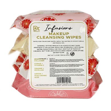 Dr. Wellness 4-pk. Infusions Makeup Cleaning Wipes