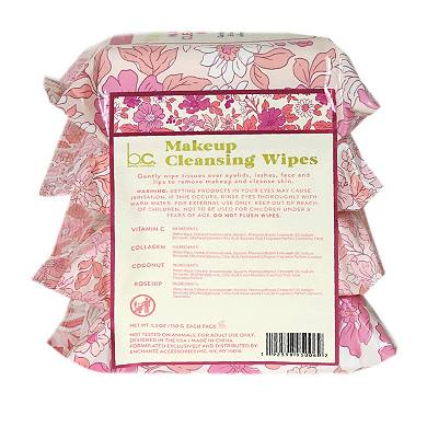 Beauty Concepts 4-Pack Makeup Cleansing Wipes