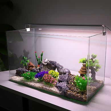 1 Pcs Fish Tank Plants Decorations Artificial Aquarium Grass Ball 2.36"x4.53"