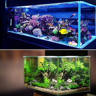 10pcs Fish Tank Aquarium Decorations Plants 5.12" Plastic Plants For Aquarium Decor