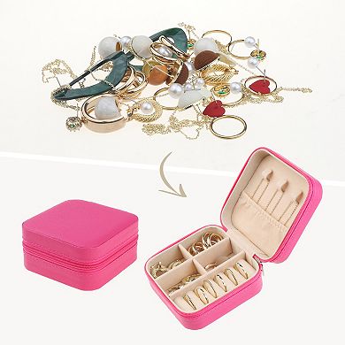 Travel Jewelry Box Jewelry Organizer Case Storage Display Holder For Women And Girls Gifts