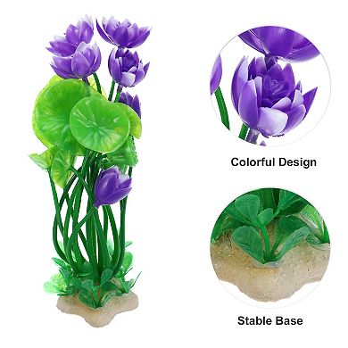 1pcs Fish Tank Aquarium Decorations Plants Pe Ceramics Plants For Aquarium Decor