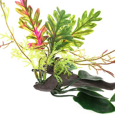 1 Pcs Aquarium Plants Tree Decorations Fish Tank Aquatic Plant Green 5.91"