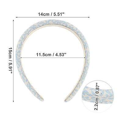 1 Pcs Classic Elegant Pu Headband For Womens