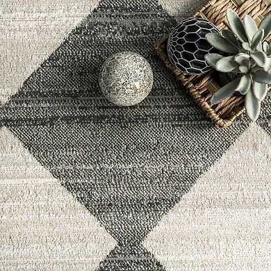 nuLOOM Gianna Contemporary Geometric Checker Tile Area Rug