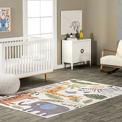 nuLOOM Felipa Safari Machine Washable Area Rug