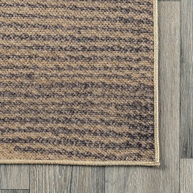 nuLOOM Dori Tribal Easy-Jute Machine Washable Area Rug