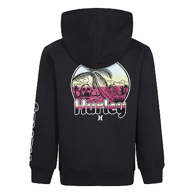 Boys 4-7 Hurley Graphic Fleece Pullover Hoodie