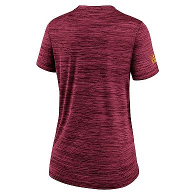 Women's Nike Burgundy Washington Commanders Velocity Performance T-Shirt