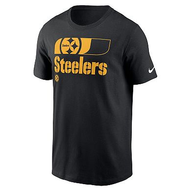 Men's Nike Black Pittsburgh Steelers Air Essential T-Shirt