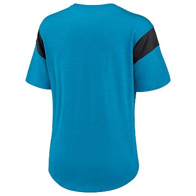 Women's Nike Blue Carolina Panthers Primary Logo Fashion Top