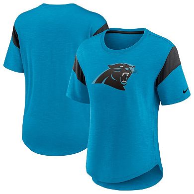 Women's Nike Blue Carolina Panthers Primary Logo Fashion Top