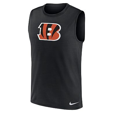 Men's Nike Black Cincinnati Bengals Blitz Legend Muscle Perform Tank Top