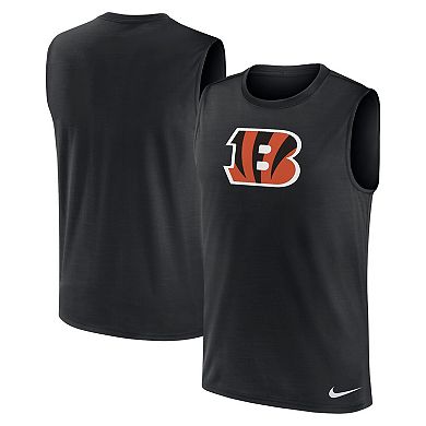 Men's Nike Black Cincinnati Bengals Blitz Legend Muscle Perform Tank Top