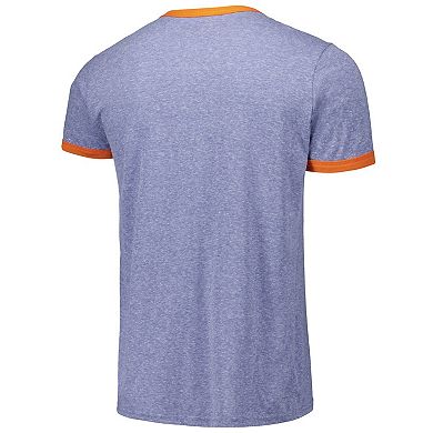 Men's Majestic Threads Navy Houston Astros Ringer Tri-Blend T-Shirt