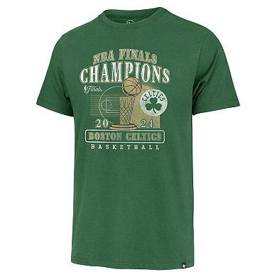 Men's '47 Kelly Green Boston Celtics 2024 NBA Finals Champions Big & Tall Courtside Franklin T-Shirt