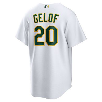 Men's Nike Zack Gelof White Oakland Athletics Home Replica Jersey