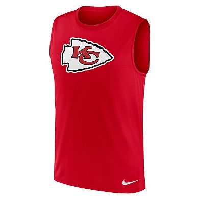 Men's Nike Red Kansas City Chiefs Blitz Legend Muscle Perform Tank Top