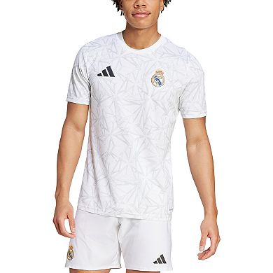 Men's adidas White Real Madrid 2024/25 Pre-Match Top