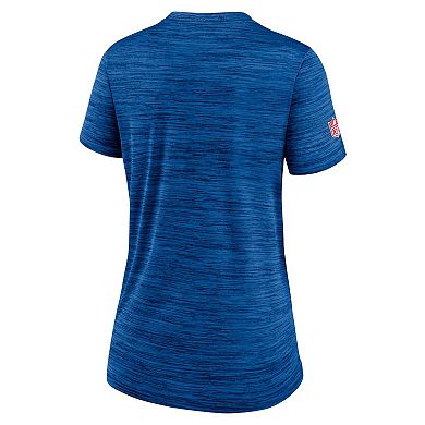 Women's Nike Royal Buffalo Bills Velocity Performance T-Shirt