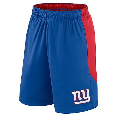 Men's Fanatics Royal/Red New York Giants Go Hard Shorts