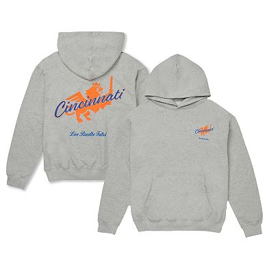 Unisex Live Breathe Futbol Gray FC Cincinnati Pullover Hoodie