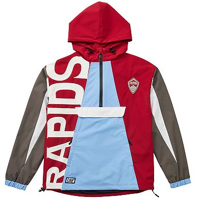 Unisex Live Breathe Futbol Crimson Colorado Rapids Tekker Half-Zip Anorak Jacket