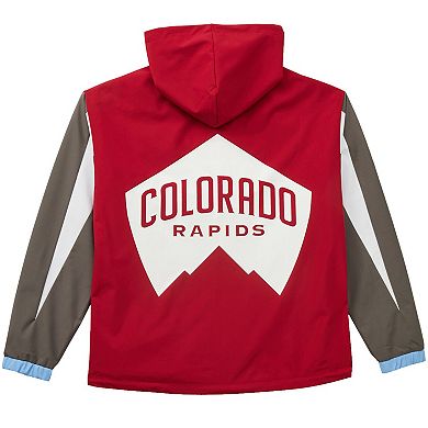 Unisex Live Breathe Futbol Crimson Colorado Rapids Tekker Half-Zip Anorak Jacket