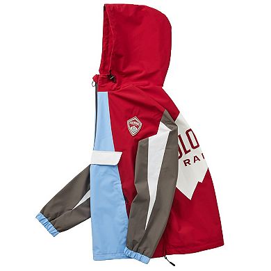 Unisex Live Breathe Futbol Crimson Colorado Rapids Tekker Half-Zip Anorak Jacket