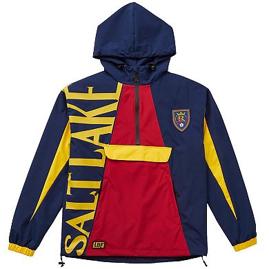 Unisex Live Breathe Futbol Blue Real Salt Lake Tekker Half-Zip Anorak Jacket