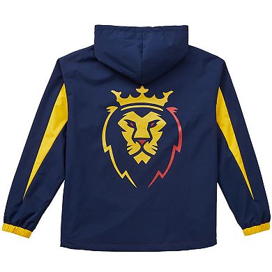 Unisex Live Breathe Futbol Blue Real Salt Lake Tekker Half-Zip Anorak Jacket