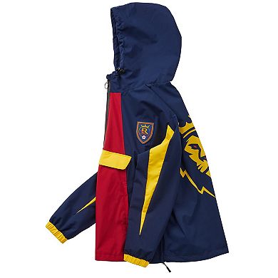 Unisex Live Breathe Futbol Blue Real Salt Lake Tekker Half-Zip Anorak Jacket