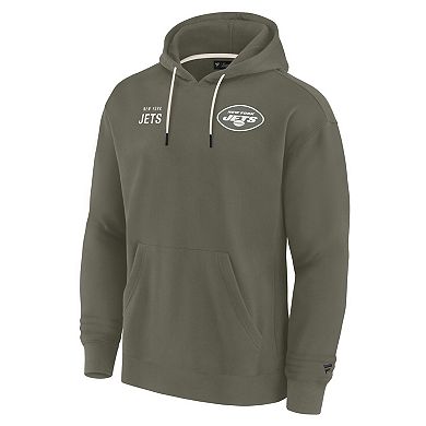 Unisex Fanatics Signature Olive New York Jets Elements Super Soft Fleece Pullover Hoodie