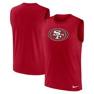 Men's Nike Scarlet San Francisco 49ers Blitz Legend Muscle Perform Tank Top