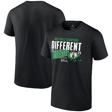 Men's Fanatics Black Boston Celtics 2024 NBA Finals Champions Outlet Pass Hometown Originals T-Shirt