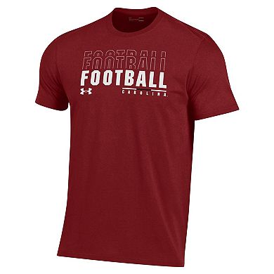 Men's Under Armour Garnet South Carolina Gamecocks 2024 Sideline Football Performance T-Shirt