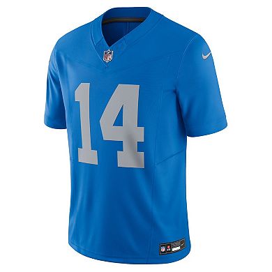 Men's Nike Amon-Ra St. Brown Blue Detroit Lions Vapor F.U.S.E. Alternate Limited Jersey