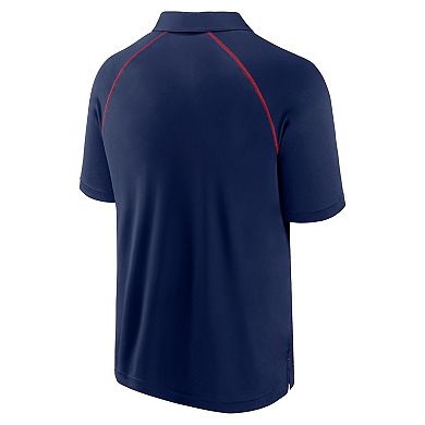 Men's Fanatics Navy Boston Red Sox Strong Alone Raglan Polo