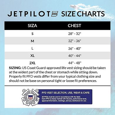 JET PILOT Womens Armada Neoprene Life Vest, USCG and Transport Canada Approved PFD