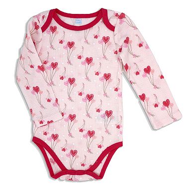 Baby Girls 3 Piece Hearts Vest Set