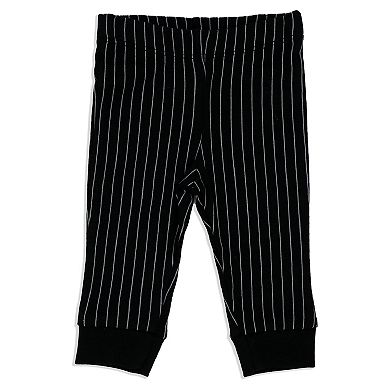 Baby Boys 3 Piece Suspender Bodysuit, Pants And Socks Set