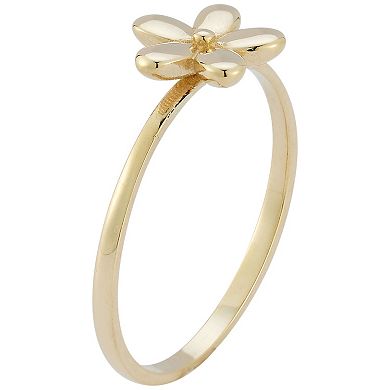 LUMINOR GOLD 14k Gold Flower Ring