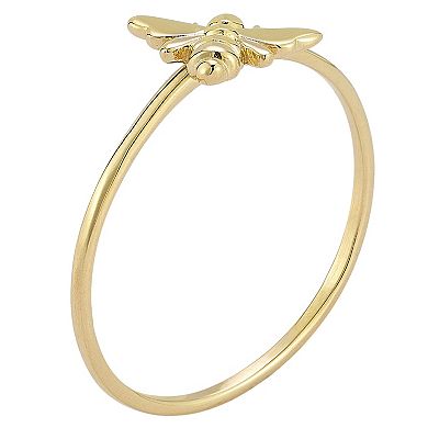 LUMINOR GOLD 14k Gold Bee Ring