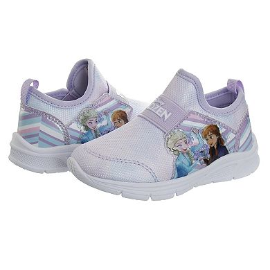 Disney's Frozen Anna and Elsa Kid Girls' Slip-On Light-Up Sneakers