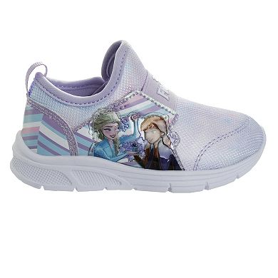 Disney's Frozen Anna and Elsa Kid Girls' Slip-On Light-Up Sneakers