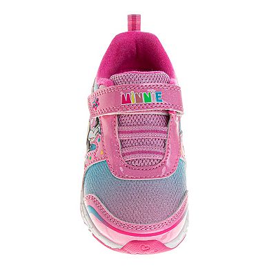 Disney's Minnie Mouse Girls' Light Up Fashion Sneakers