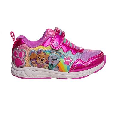 Nickelodeon Paw Patrol Kid Girls' Skye and Everest Light-Up Sneakers